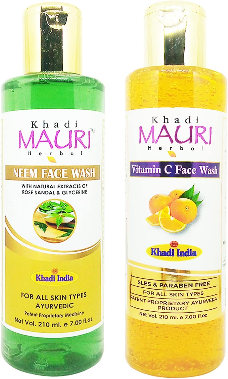 Vitamin C & Neem face wash - Pack of 2 (420ml)