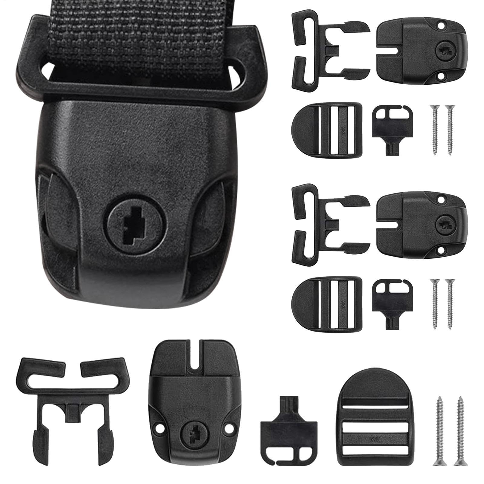 Hot Tub Cover Clips - 4 Sets Replace Latches Clip Lock With Keys | Cover Clips Replacement Latches | Hardware Accessories For Spa Coverr Straps,hot Tubs And More