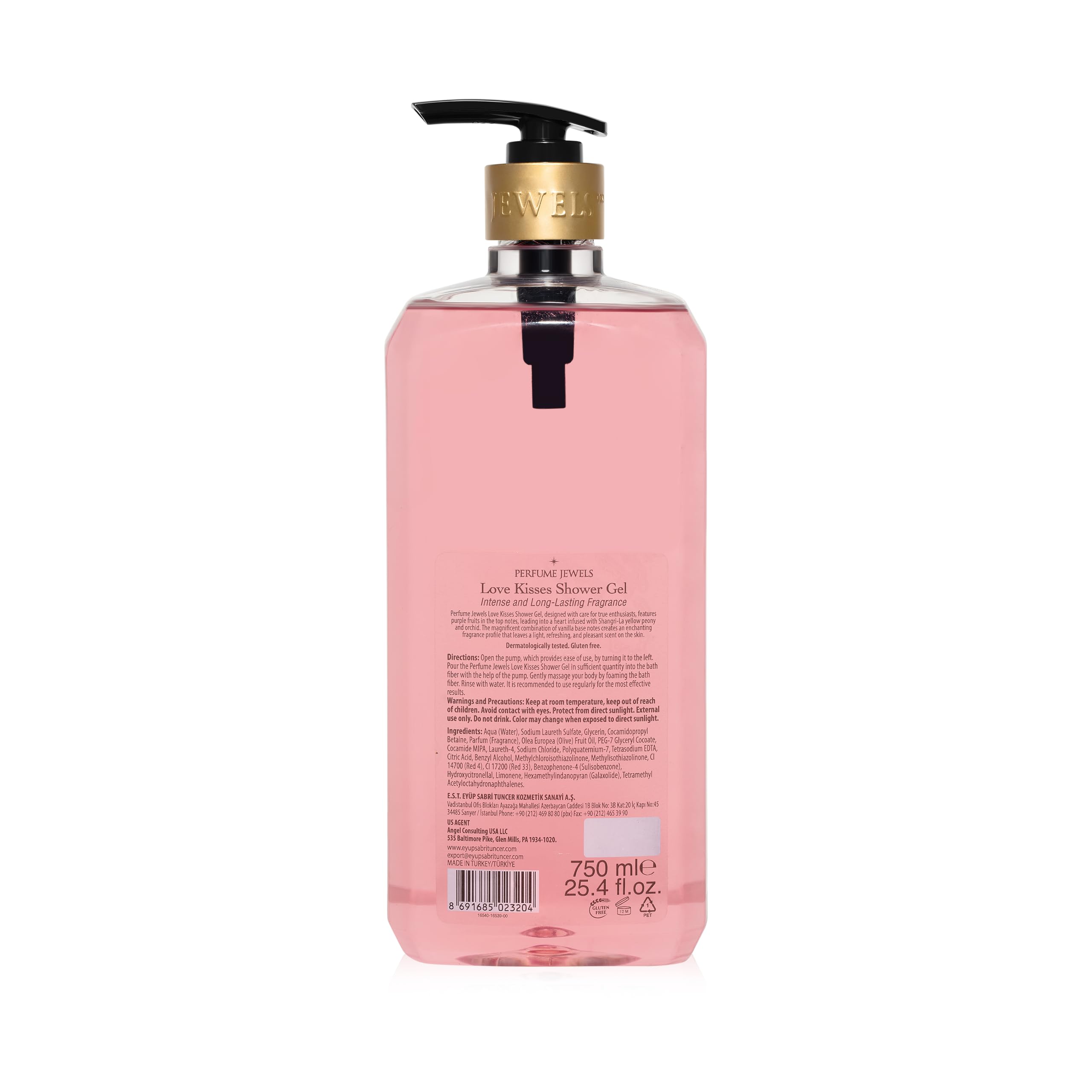 Eyüp Sabri Tuncer Pj Duş Jeli Love Kisses 750 Ml Pet Şişe