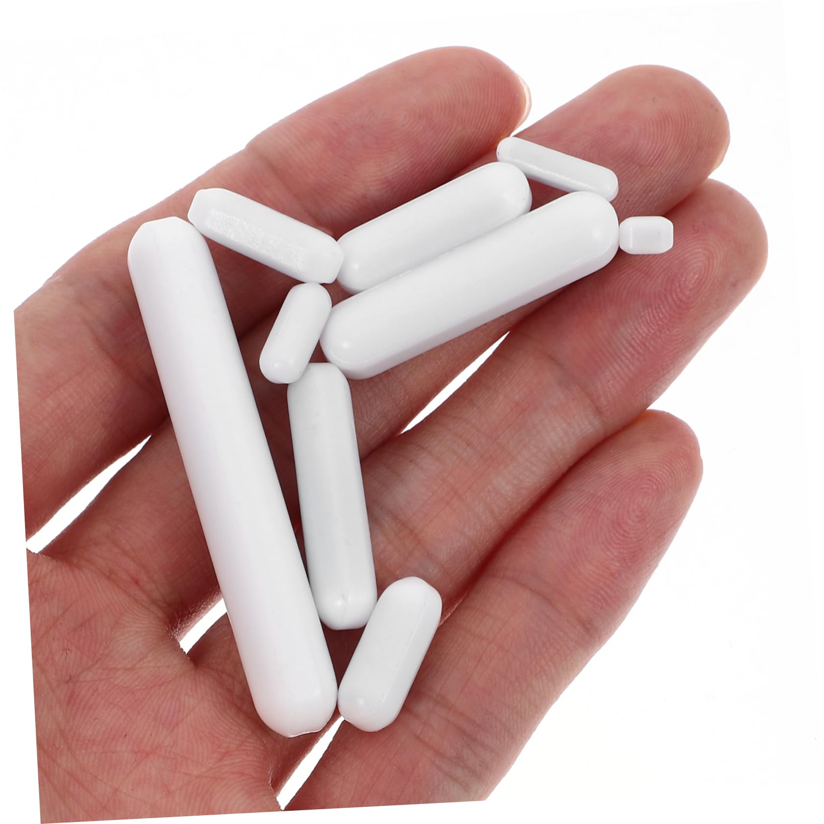 MAGICLULU 3 Sätze Magnetisches Rührstab Set Teiliges Ptfe Rührer Set für Labor Zylindrische Rührstäbe für Effiziente Mischvorgänge von Flüssigkeiten und Reagenzien
