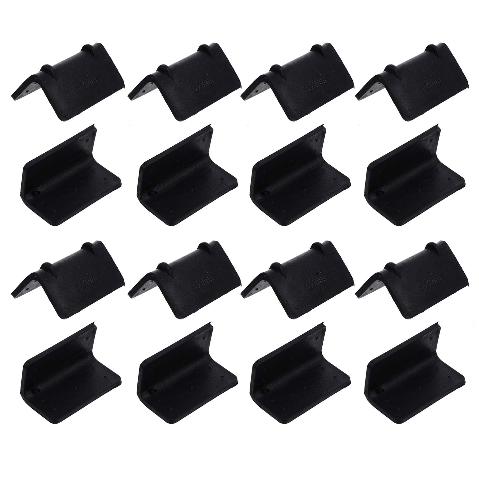 TOYANDONA Plastic Corner Protectors for Straps 2.17X1.18 Inch Edge Guards Cargo Strap Protectors Heavy Duty Tie Down Strap Corner Guard for Shipping Pallet Load Protection