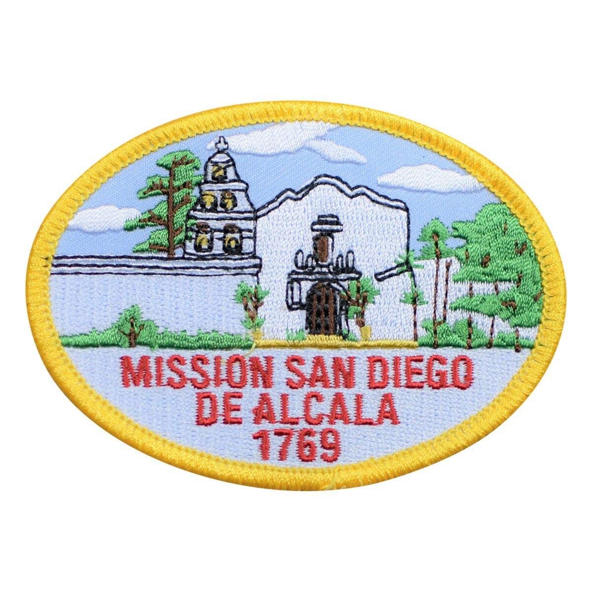 Mission San Diego Patch - California San Diego De Alcala 1769 (Iron on)