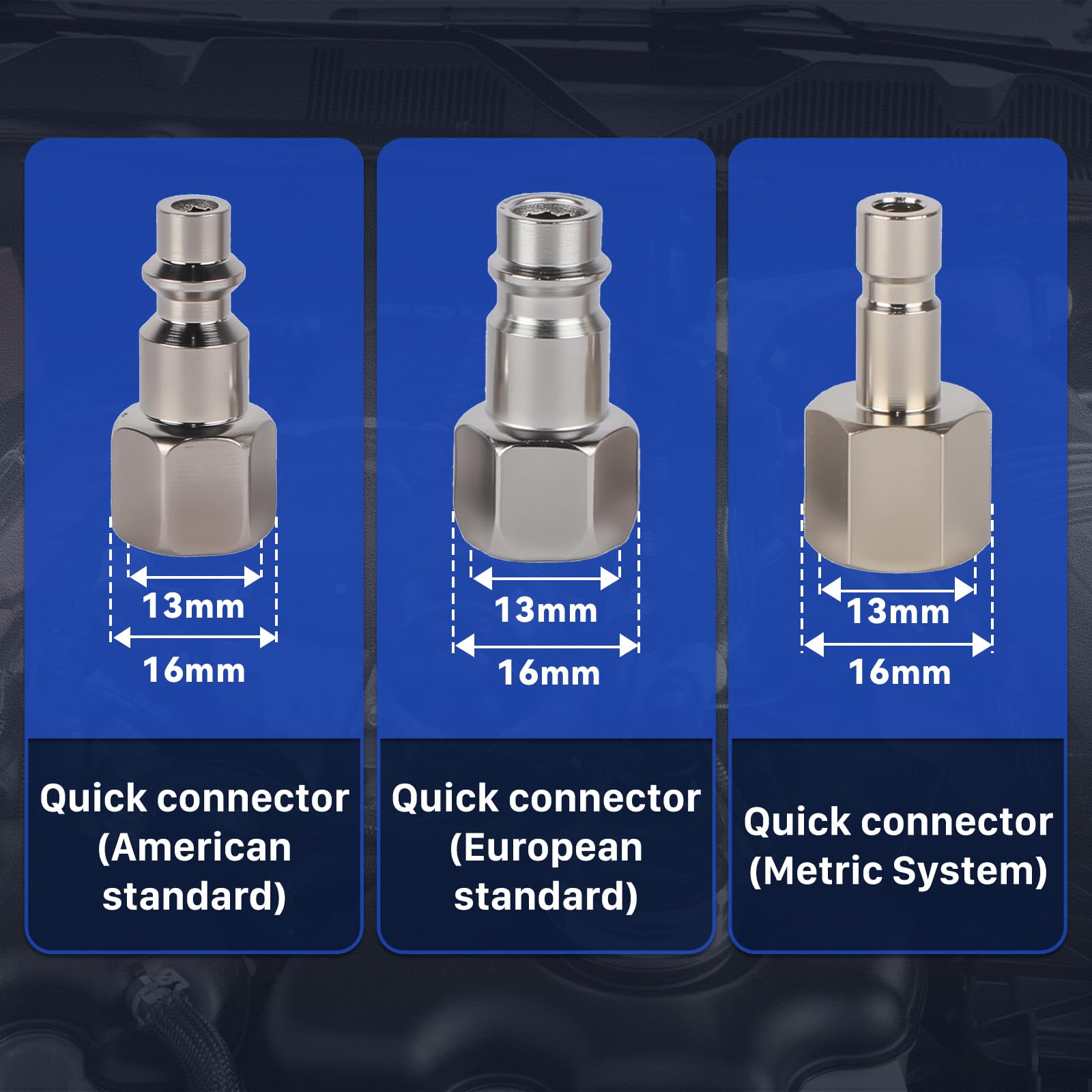 AUTOOL17 Adaptadores para Purga de Frenos, para Peugeot para Toyota para Volkswagen para la mayoría de los Modelos | Para la mayoría de vehículos