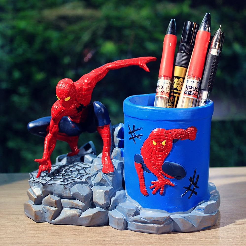 Amazon.co.jp: ペン立て スパイダーマン キャプテン・アメリカ 