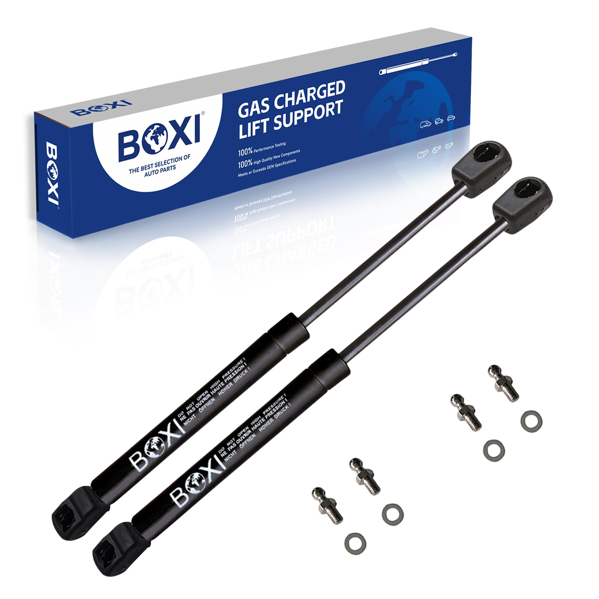 BOXI 2pcs Front Hood Lift Supports Struts Shocks For Lexus GS300 1998-2005, Lexus GS400 1998-2000, Lexus GS430 2001-2005 Hood 4536,5344039175