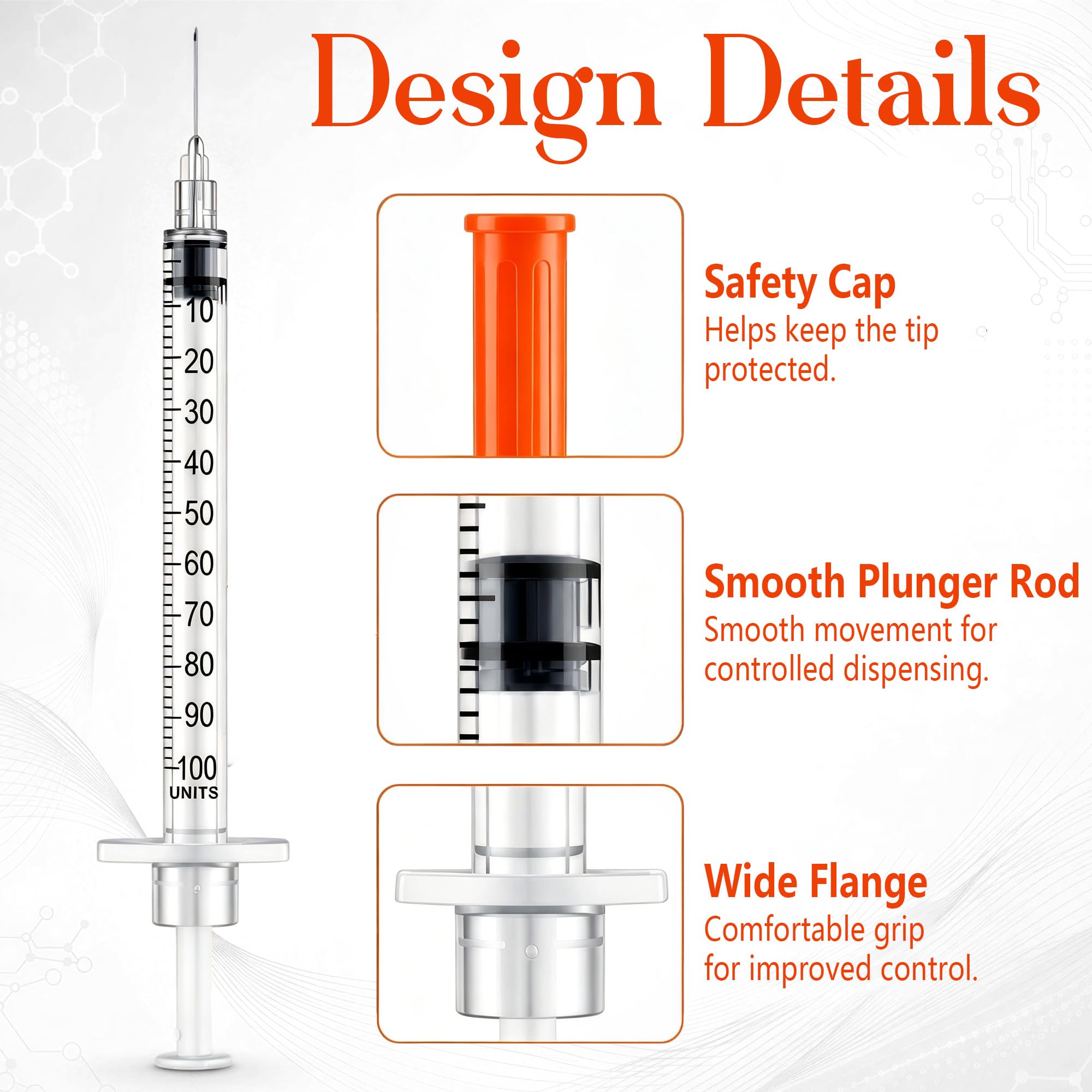 100 Count 1ml Measuring Tool, 31𝐆 x 5/16" (8mm) — Amazon image 5