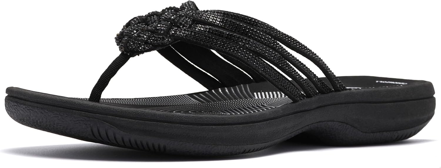 Clarks Women's Breeze Gem Cloudsteppers Flip-Flop