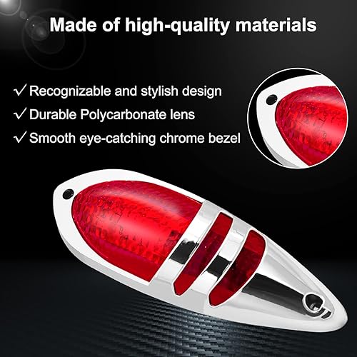 Miniatura 3 de Luces LED de marcador lateral, luces de marcador lateral de remolque, luces de marcador de remolque, luces de marcador laterales para camión