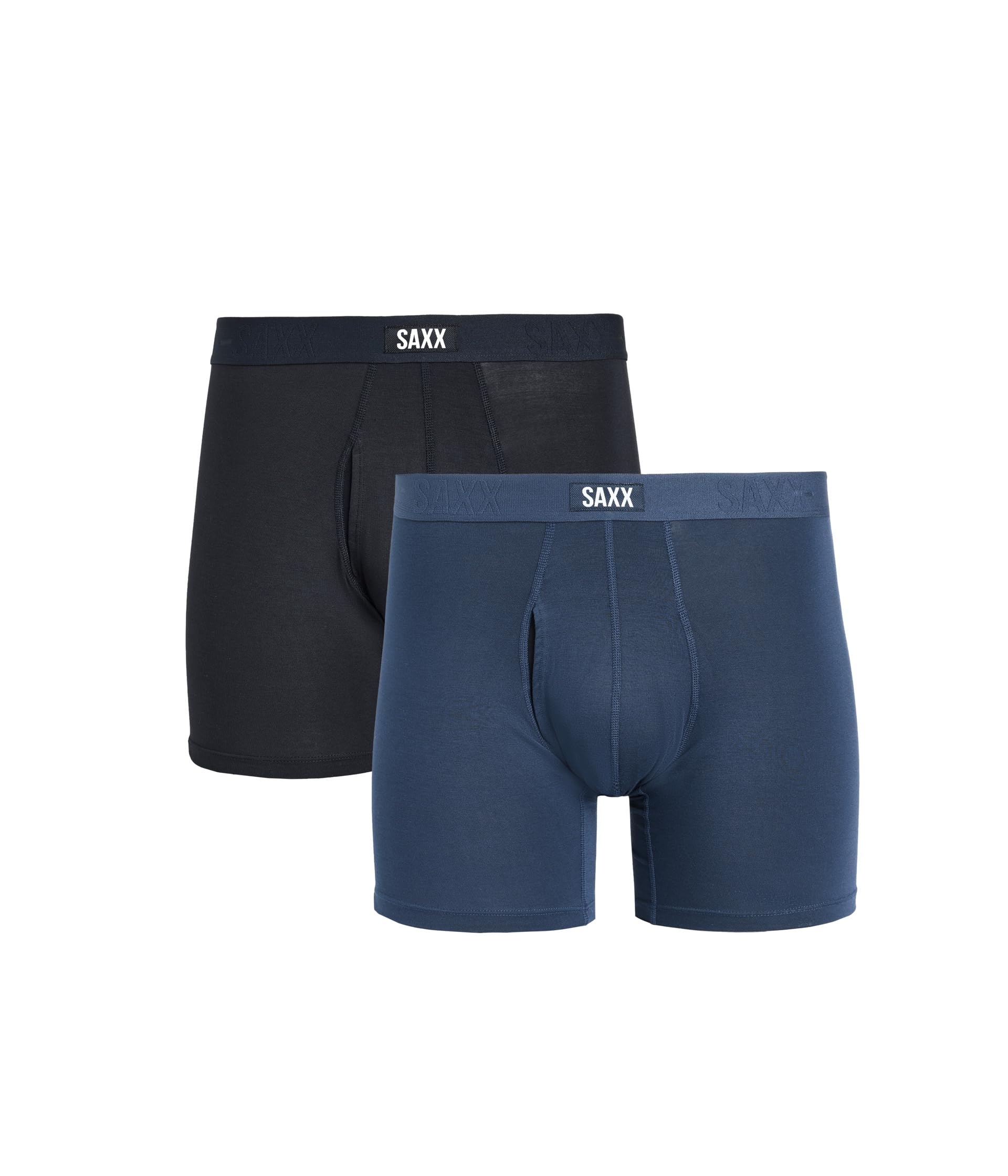 mens Vibe Xtra Soft Comfort Boxer Brief Fly 2-pack