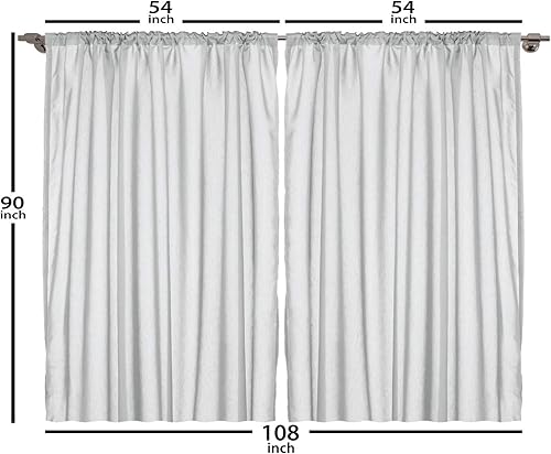 Miniatura 8 de Ambesonne - Paneles de cortina con varios colores