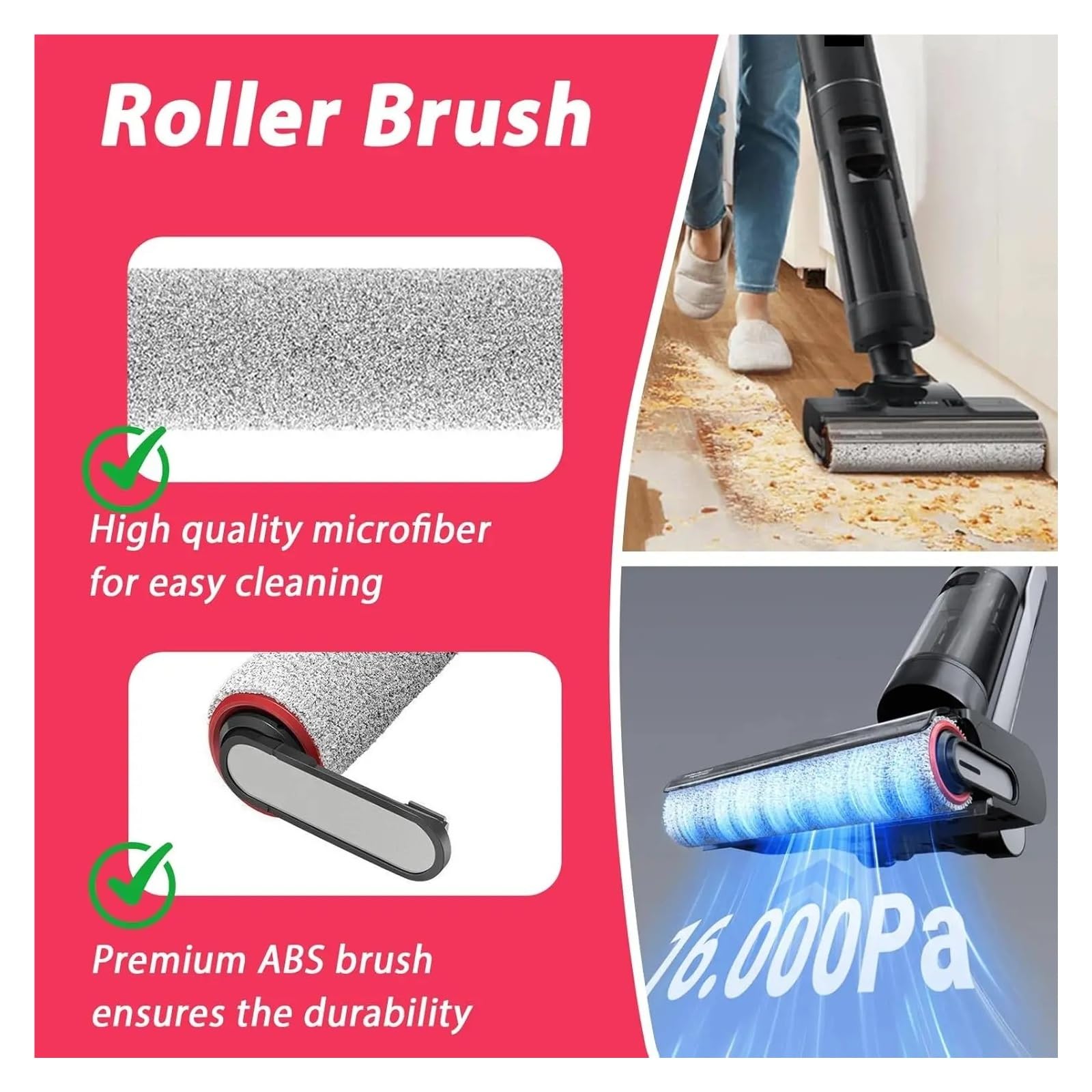 Accesorios De Filtro De Tambor, Compatibles Con Dreame H12 Pro / H12 Plus, Repuestos De Cepillo Suave For Aspiradora(11 PCS)