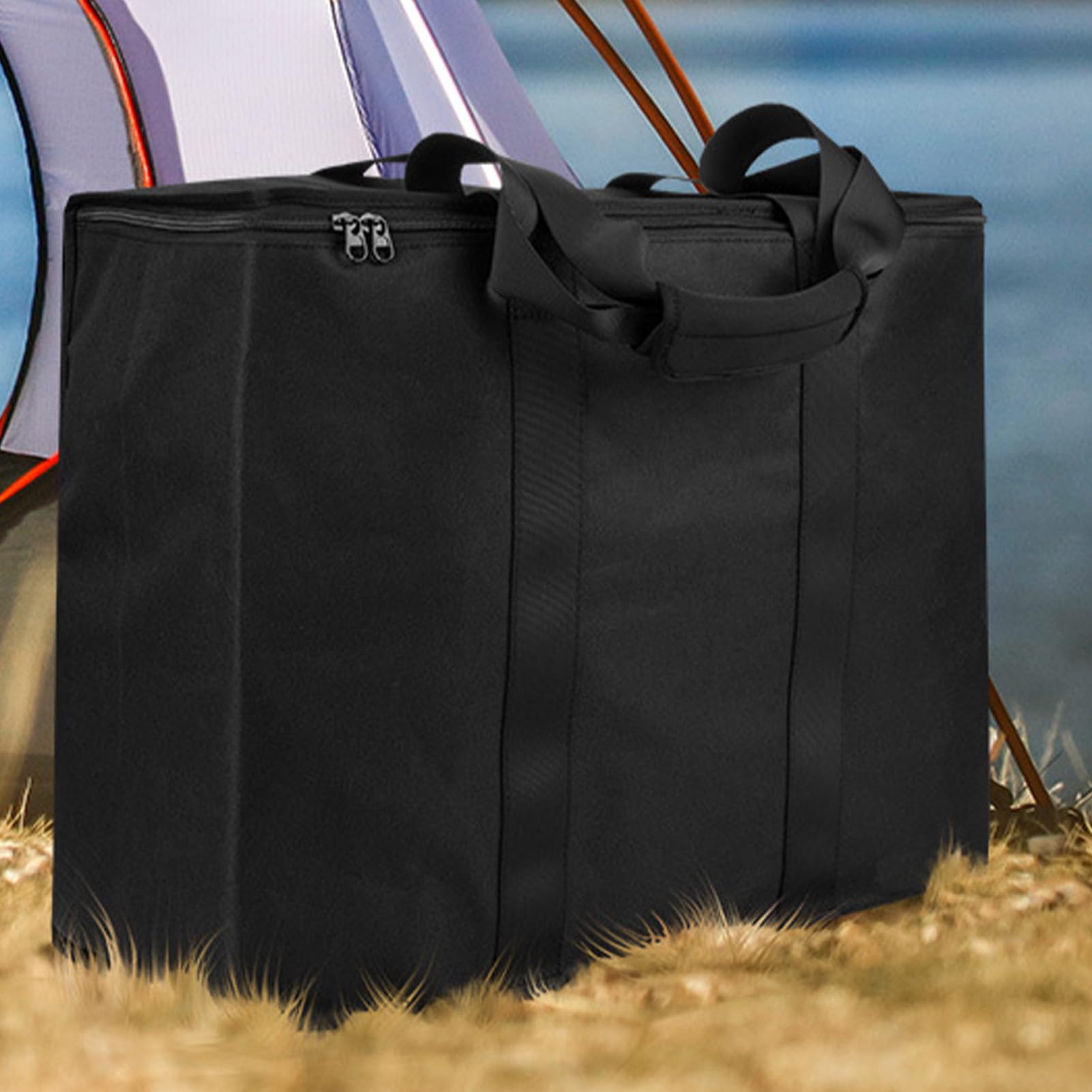 Sac de voyage pour matelas – 48 x 23 x 38 cm, sac portable anti-poussière, pochette de rangement pour matelas gonflable, organisateur de transport résistant à l'usure pour le camping | Utilisations en