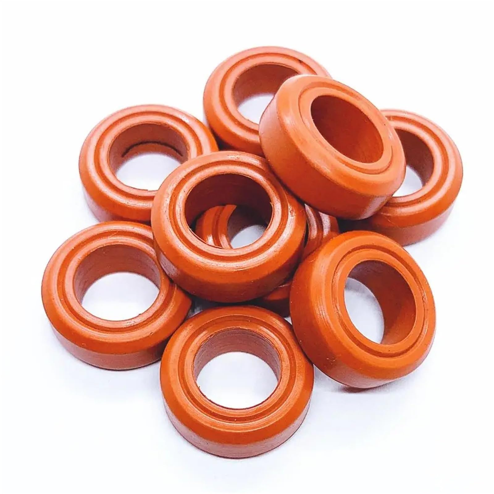 wtryskiwacz paliwa wtryskiwacz paliwa Zespół Wtrys 100 sztuk dolnych uszczelek wtryskiwaczy paliwa 16*9*5,8 mm pasujące do zestawów naprawczych wtrysku Pasuje do Toyota Camry AY-S4036(AY-S4036-Red)