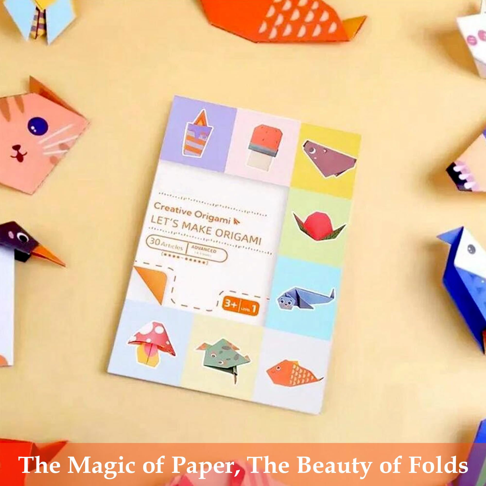 Origami Kit for Kids - 30 Designs, DIY Craft -3