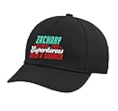 Zachary Because Even Superheroes Need A Sidekick Funny Adjustable Baseball Hat
