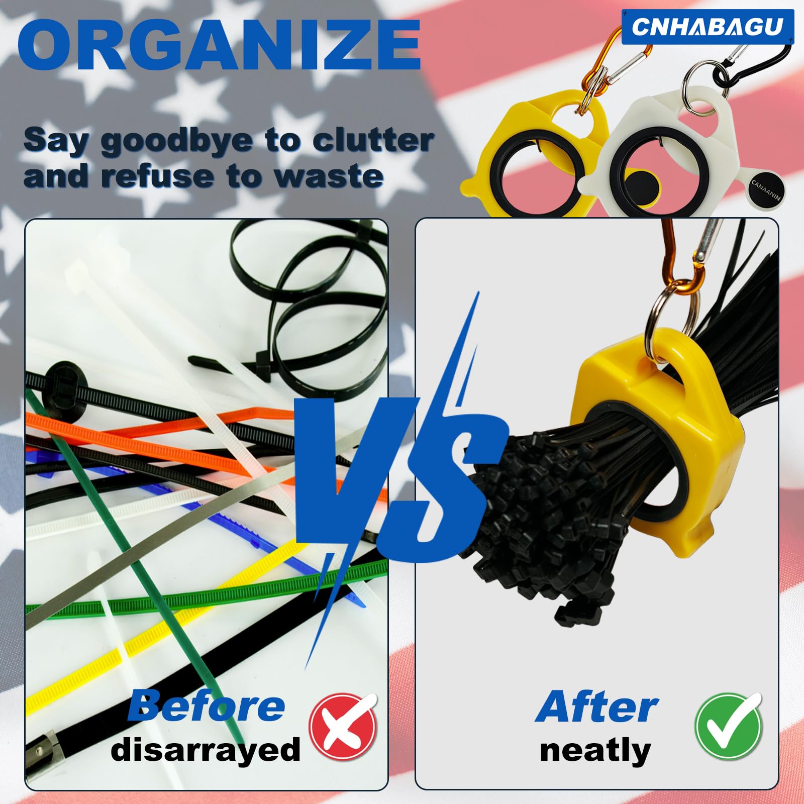 Zip Tie Holder Cable Tie Holder for Tool Belt — Amazon image 3