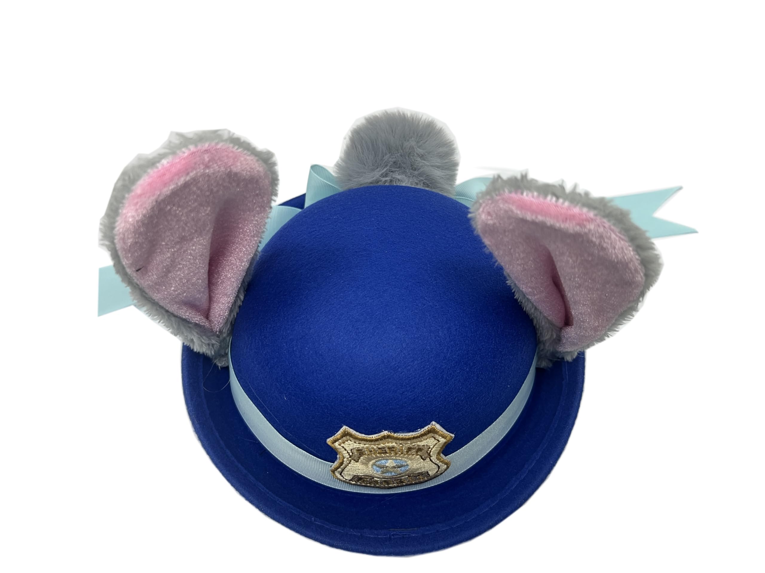 AXVJKRTU Cosplay caps judy hopps Halloween Roleplay hat (Child diameter 54CM, blue)