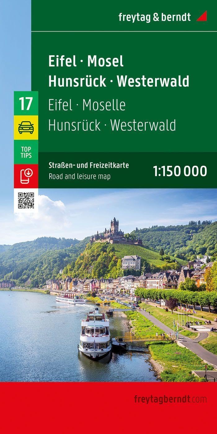 Eifel - Moselle - Hunsrück - Westerwald (Road and Leisure Map - 1:150,000 scale: Mit Infos, Top Tips: 17