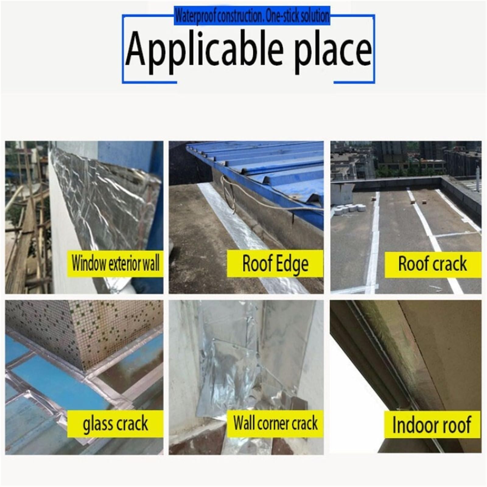 Asphalt-Gummiband aus Aluminiumfolie