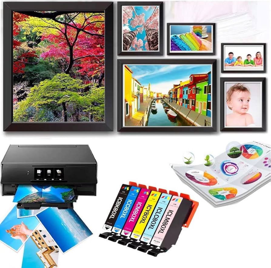 満*様 EP-976A3 EP-707A EP-807AB Amazon.co.jp: Epson用 エプソン ICLM80L 5本 ライトマゼンタ