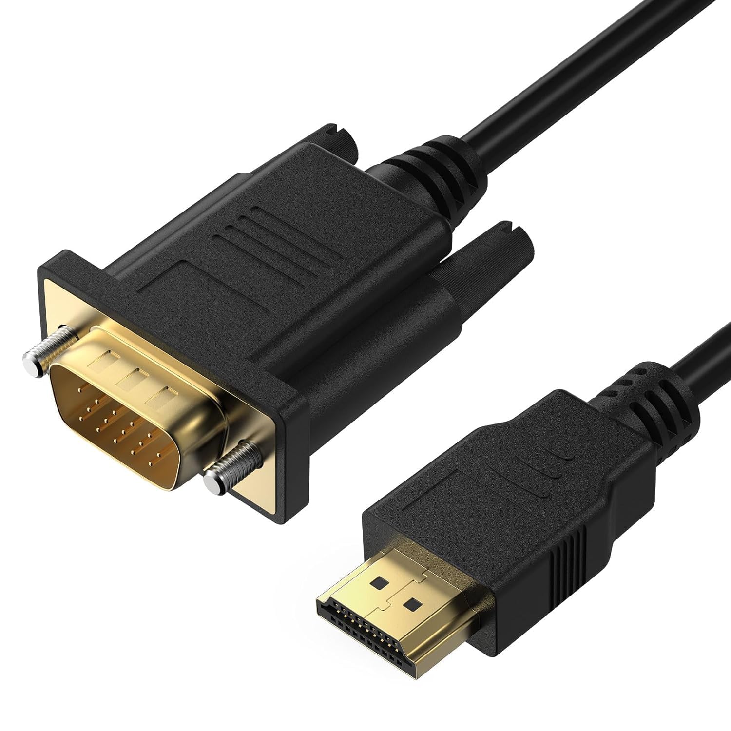 WETEK HDMI to VGA Adapter Cable 1.8m, 1080p Full HD, Male to Female Converter with Audio Jack & USB Power, One-Way from HDMI Source to VGA Display-image-17