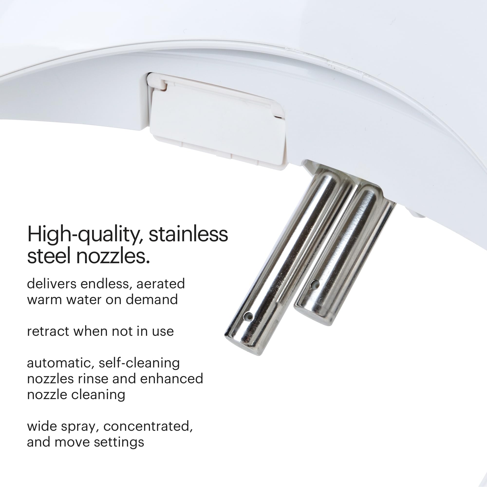 Brondell S1000-RW Swash 1000 Advanced Bidet okrągła deska sedesowa, biała