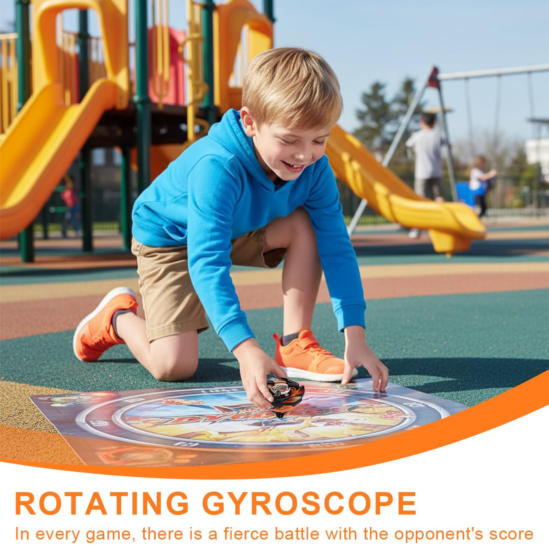 Compatible x Série Set, Gyroscope en Alliage + Transmetteur à Ruban Métrique avec Poignée, Jouet de Combat Multijoueur, Pour les Fêtes, les Jeux en Famille