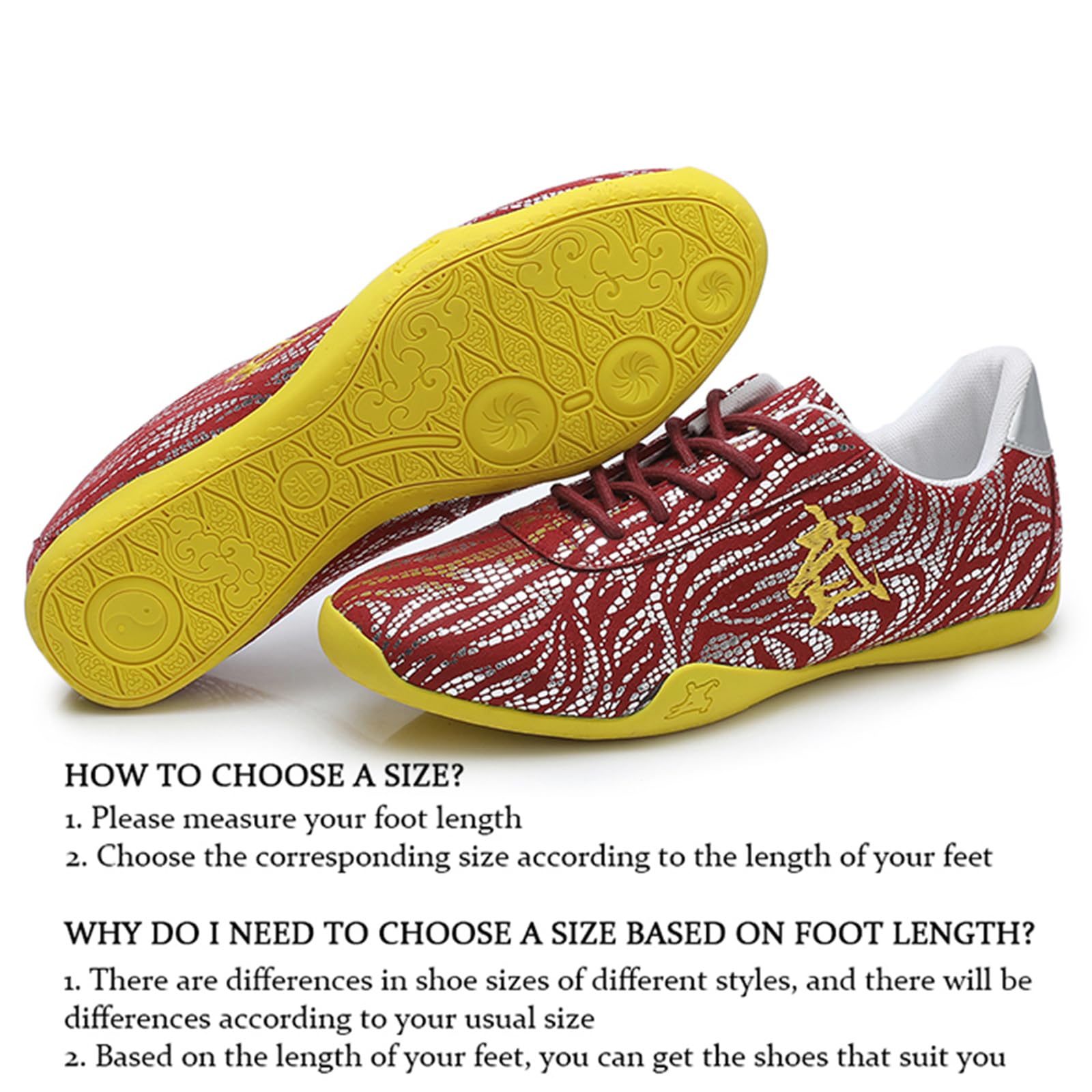 JiuQing Męskie buty do sztuk walki Tai Chi Kung Fu Sneaker Miękkie dno Antypoślizgowe buty treningowe boso