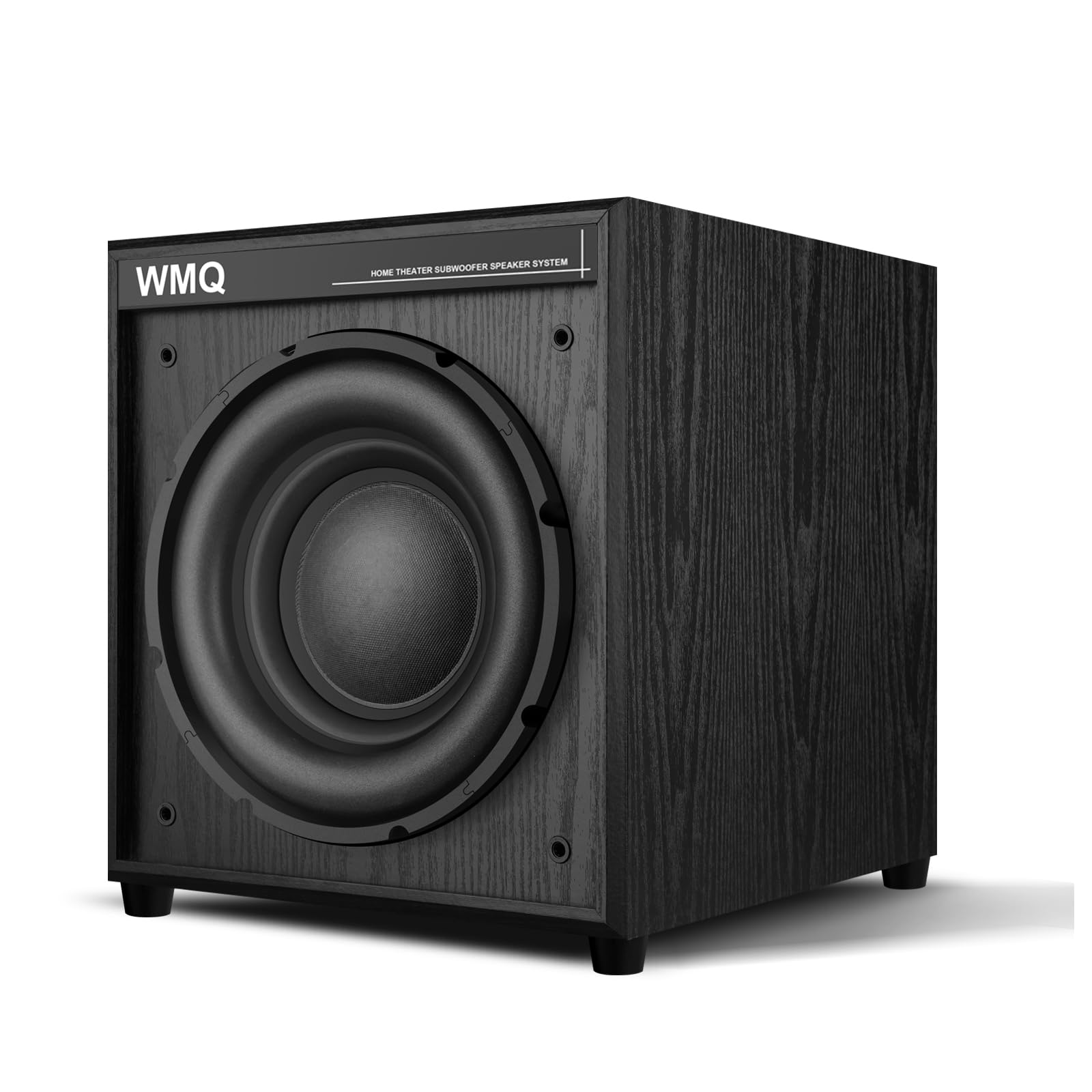 Photo 1 of WMQ 12" Active Home Theater Subwoofer, Featuring RCA Input and Output Interfaces, 400W RMS, Medium-Density Fiberboard Cabinet with Heat Sink, Adjustable Crossover Frequency Range from 15-180 Hz