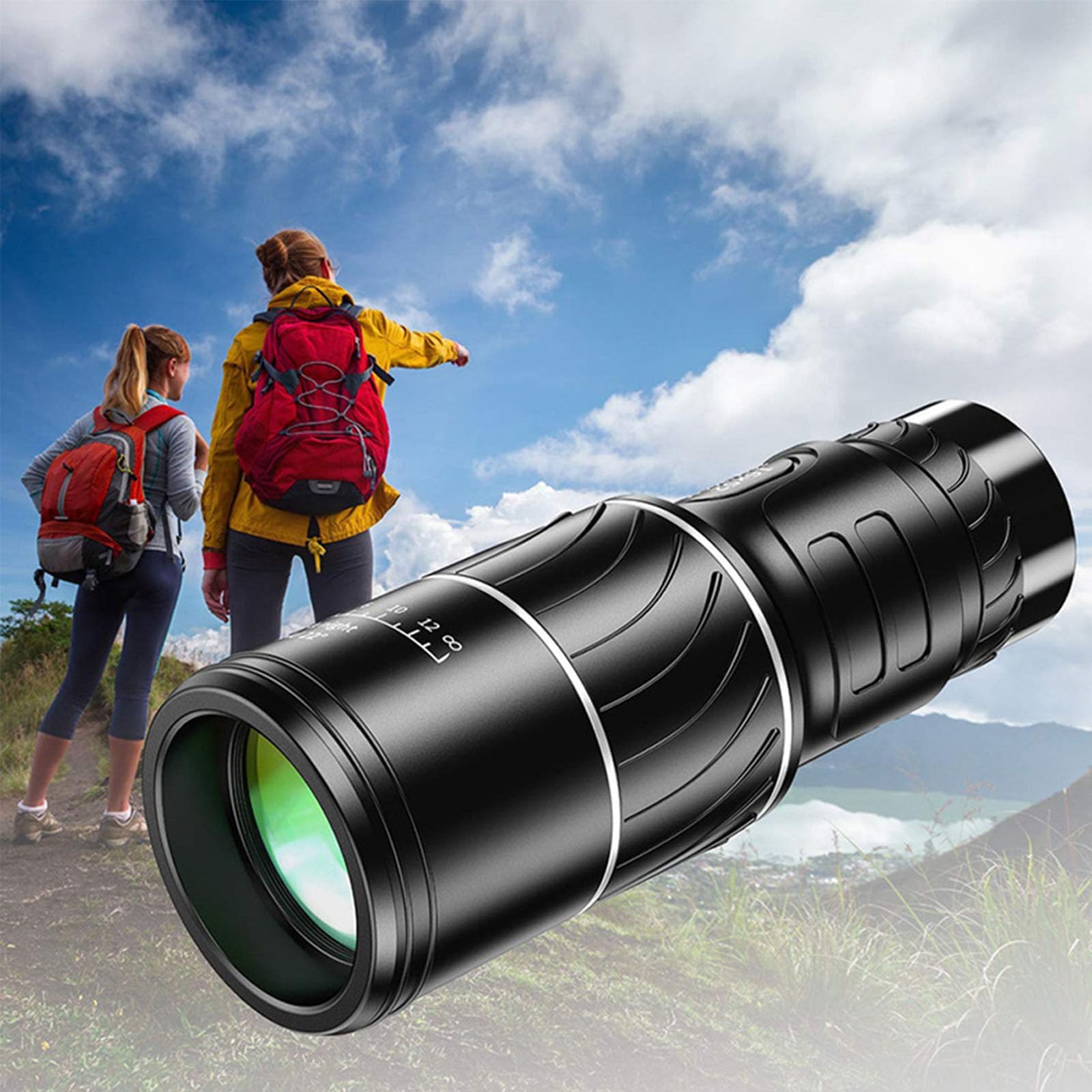 Monoculaire Télescope 16x52 HD - Vision Nocturne, Portée 3000m - Pour Observation, Camping, Chasse - Prisme BAK4 - 5