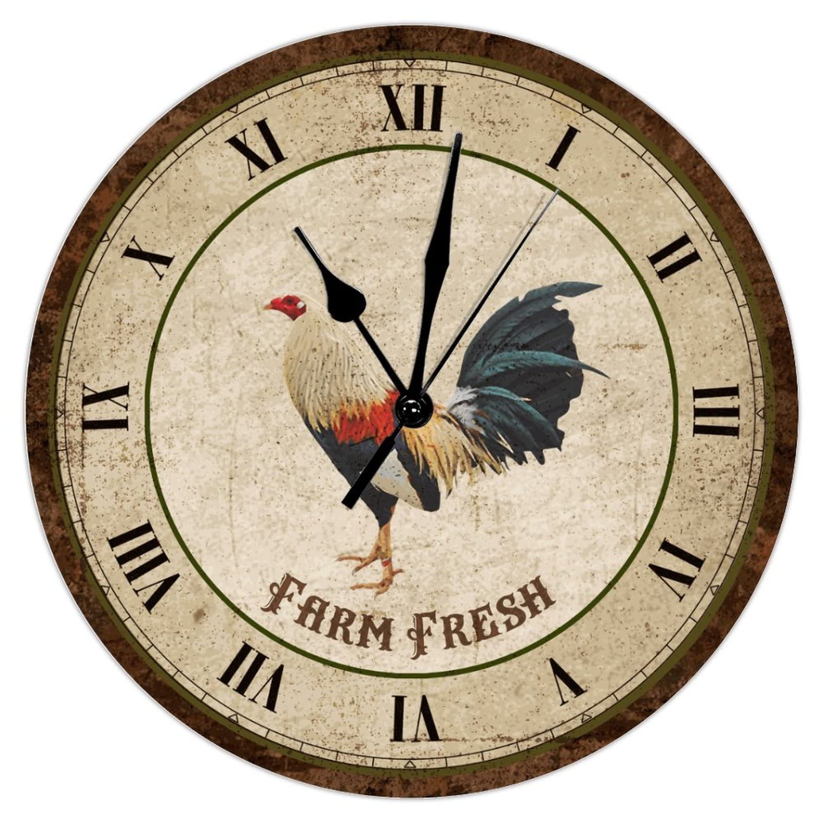 Horloge murale vintage un cadeau d'anniversaire style fermier idéal
