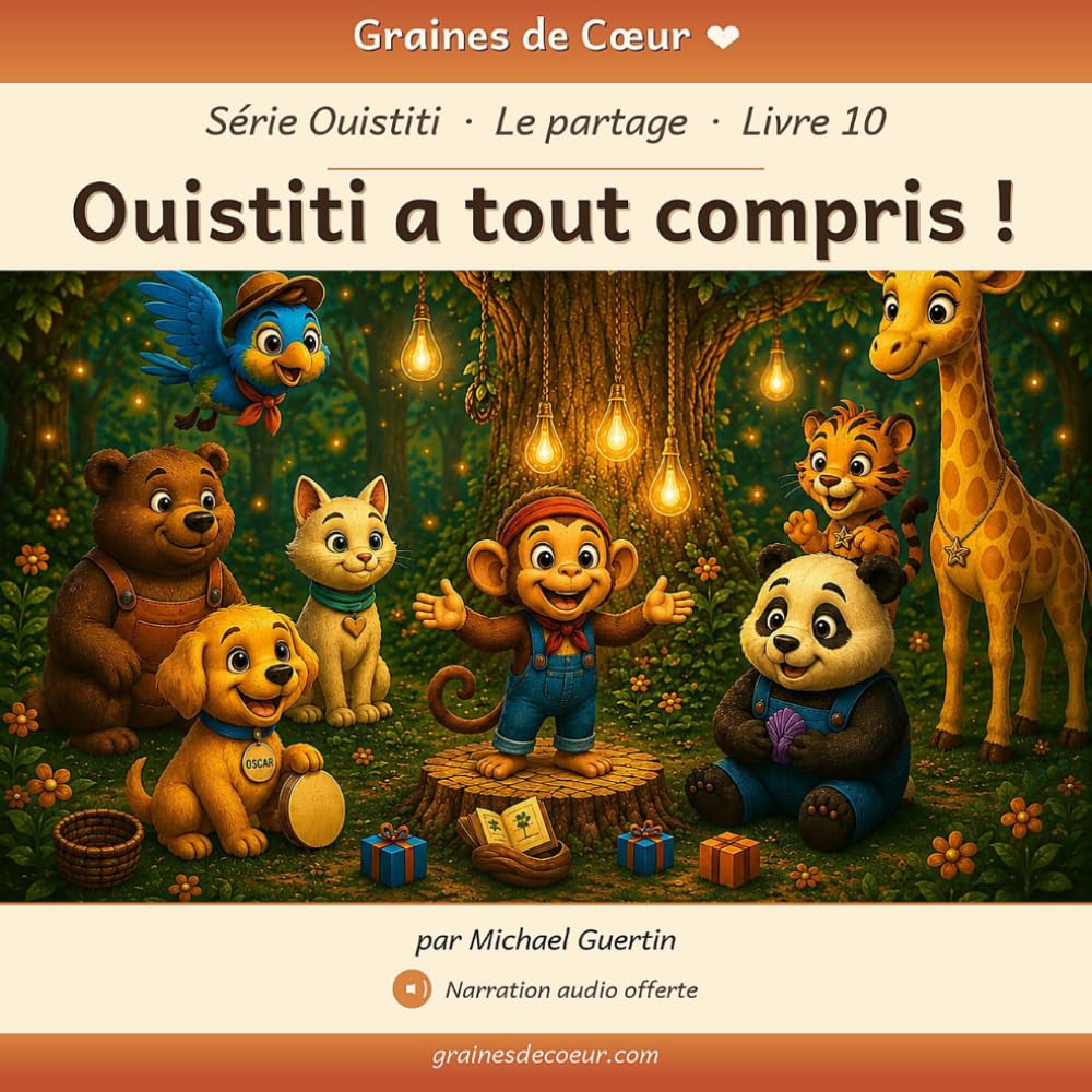 Ouistiti a tout compris !: Une histoire de partage avec Ouistiti (Graines de Cœur — Ouistiti)