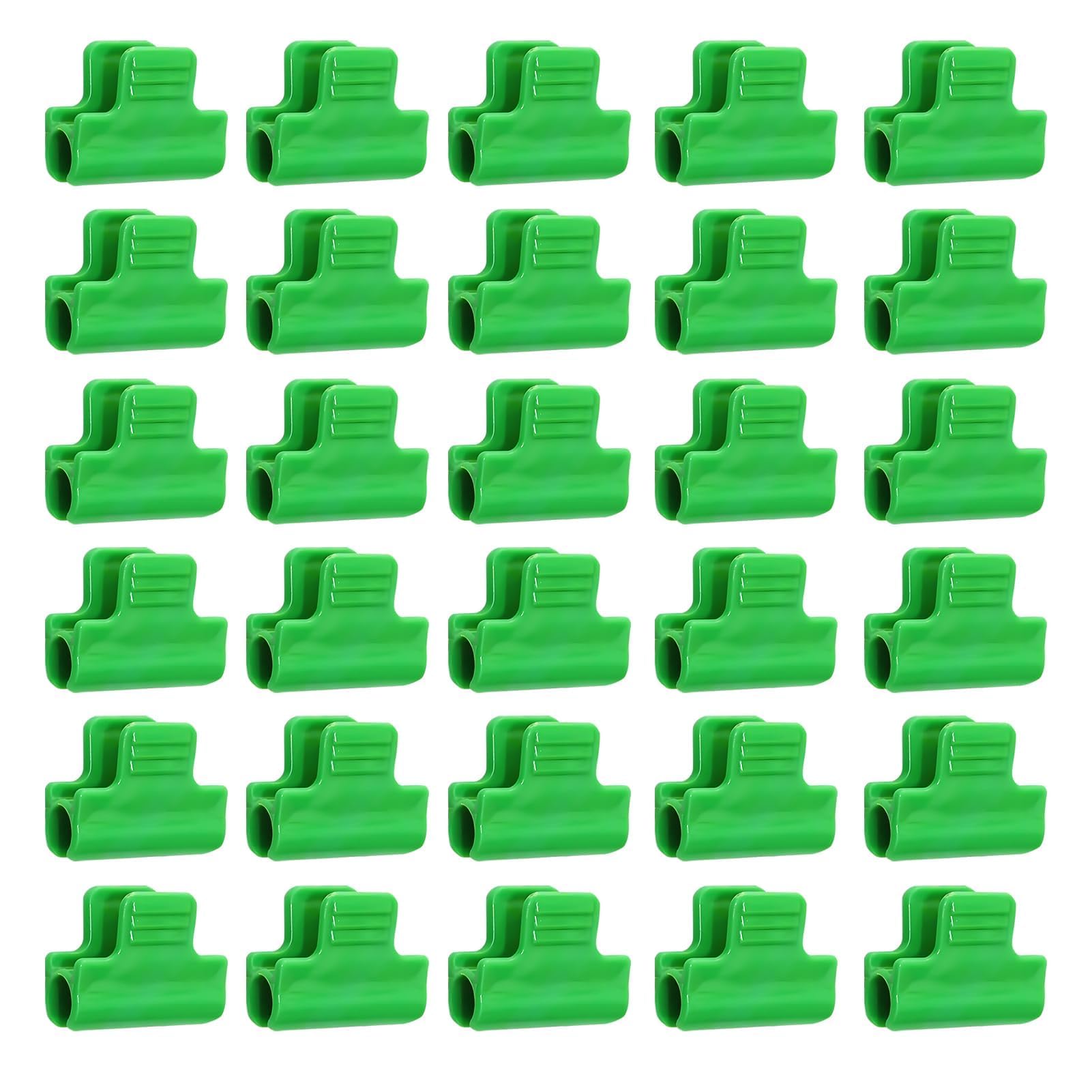 Dashengkui 30Pcs Greenhouse Clamps Plant Clips Film Row Cover Netting Durable Plastic Clamps For Row Cover Netting And Tunnel Hoops Fits 11Mm (0.43In) Tubes