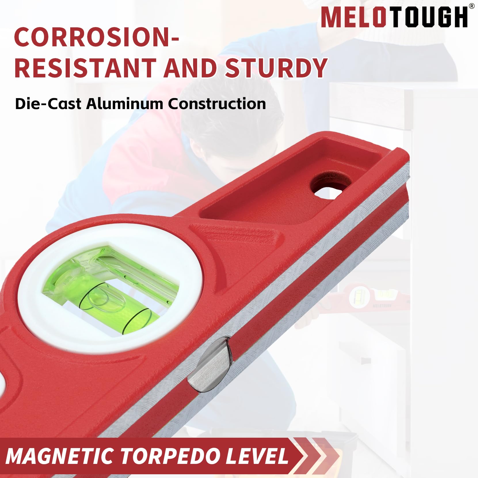 MELOTOUGH Magnetic Level - 2 Pack -3
