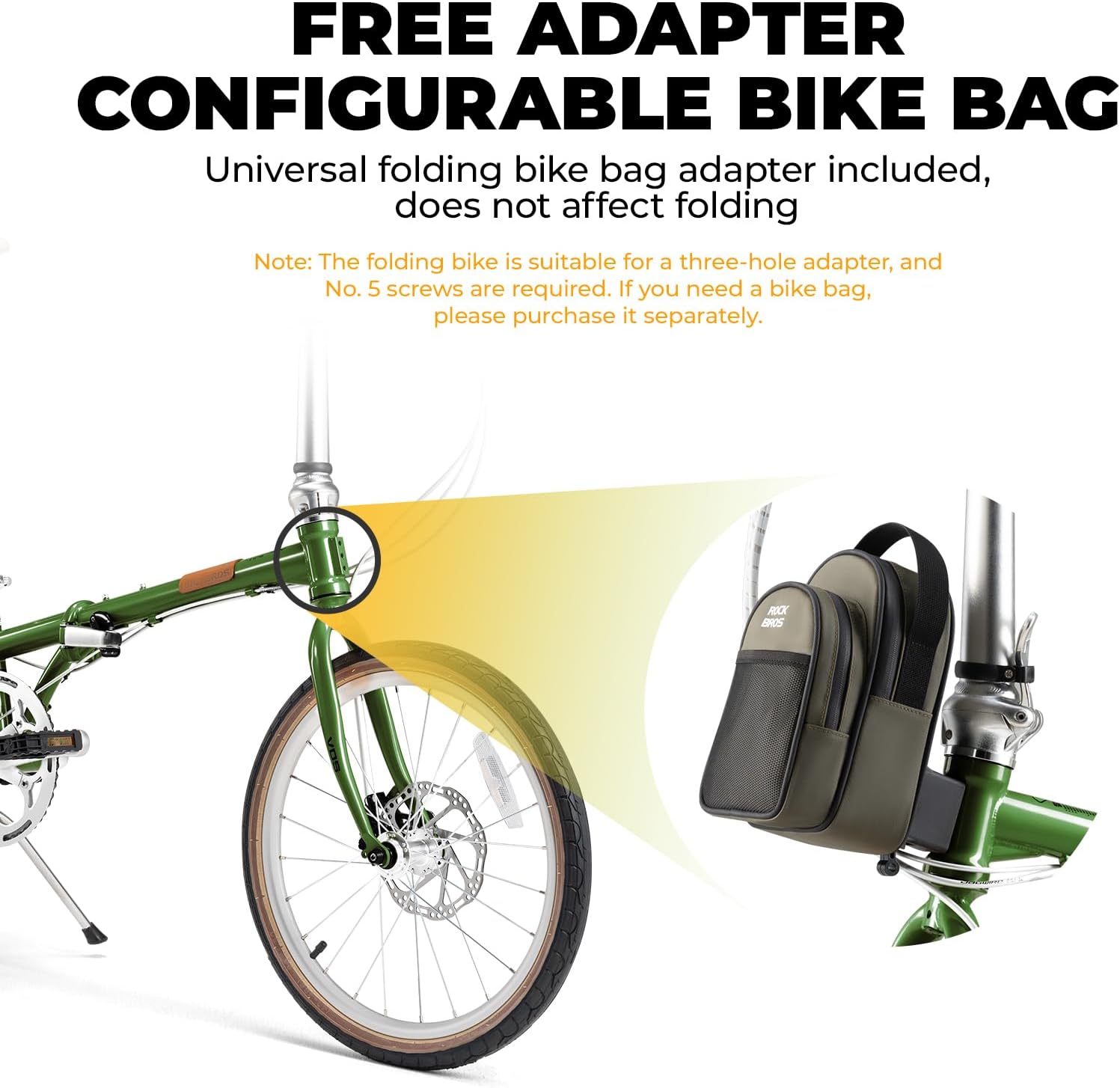 ROCKBROS VDS 20 Inch for Adults, 26lb Lightweight Foldable Bike for Women & Men, Shimano 8-Speed Adult Folding Bicycle with Disc Brakes, Portable Commuter City Bike