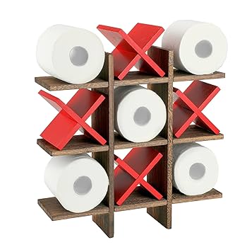 Amazon｜Weysat Tic Tac Toe トイレットペーパーホルダー