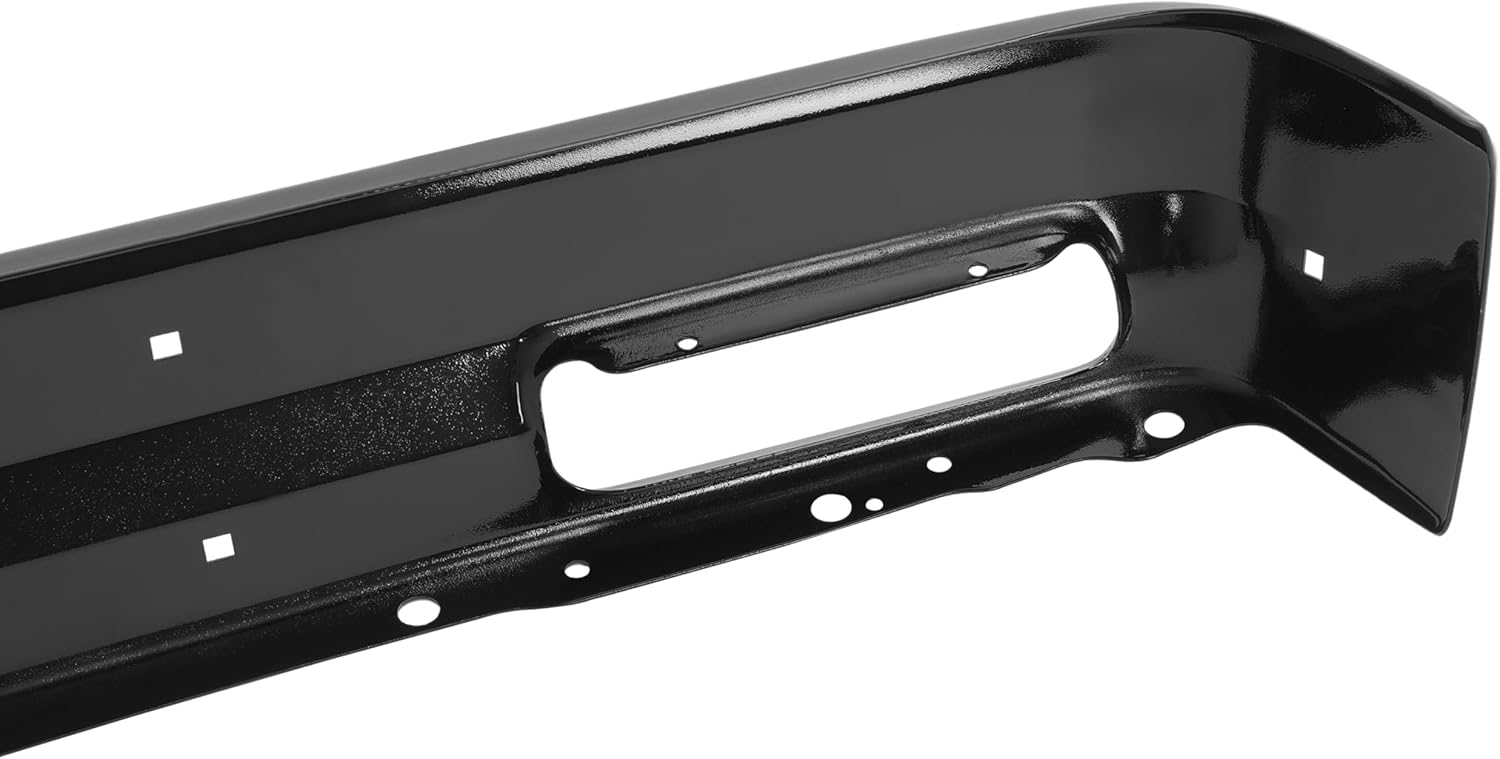 Front Bumper Compatible with 1982-1994 Chevy Chevrolet S10/S10 Blazer GMC S15/S15 Jimmy/Sonoma Bumper Face Bar W/O Molding Holes Replacement for GM1002138 GM1002174 15632823