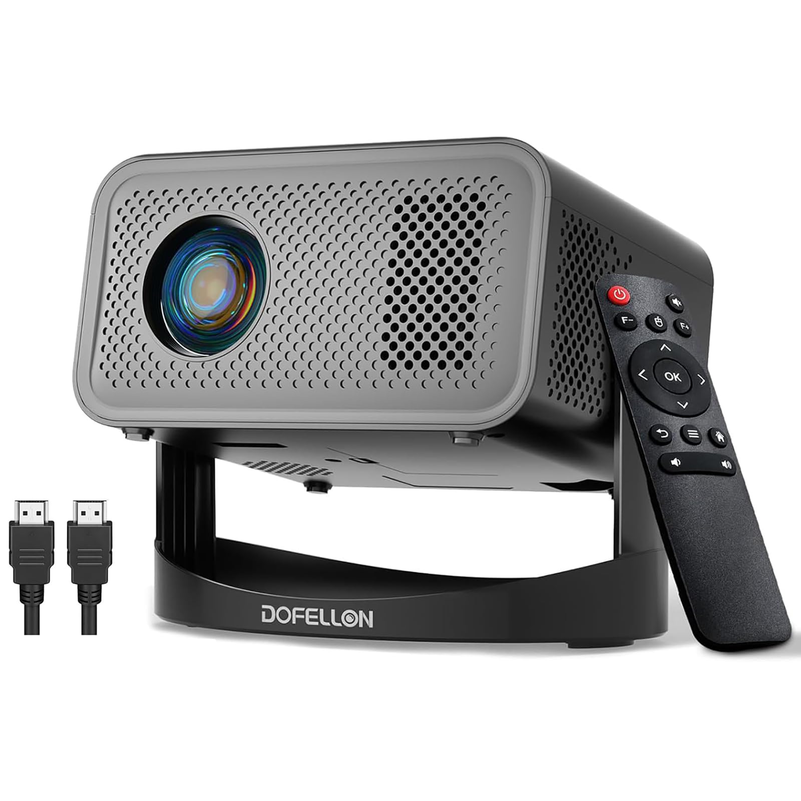 HOMPOW Mini Projector with Two -Way