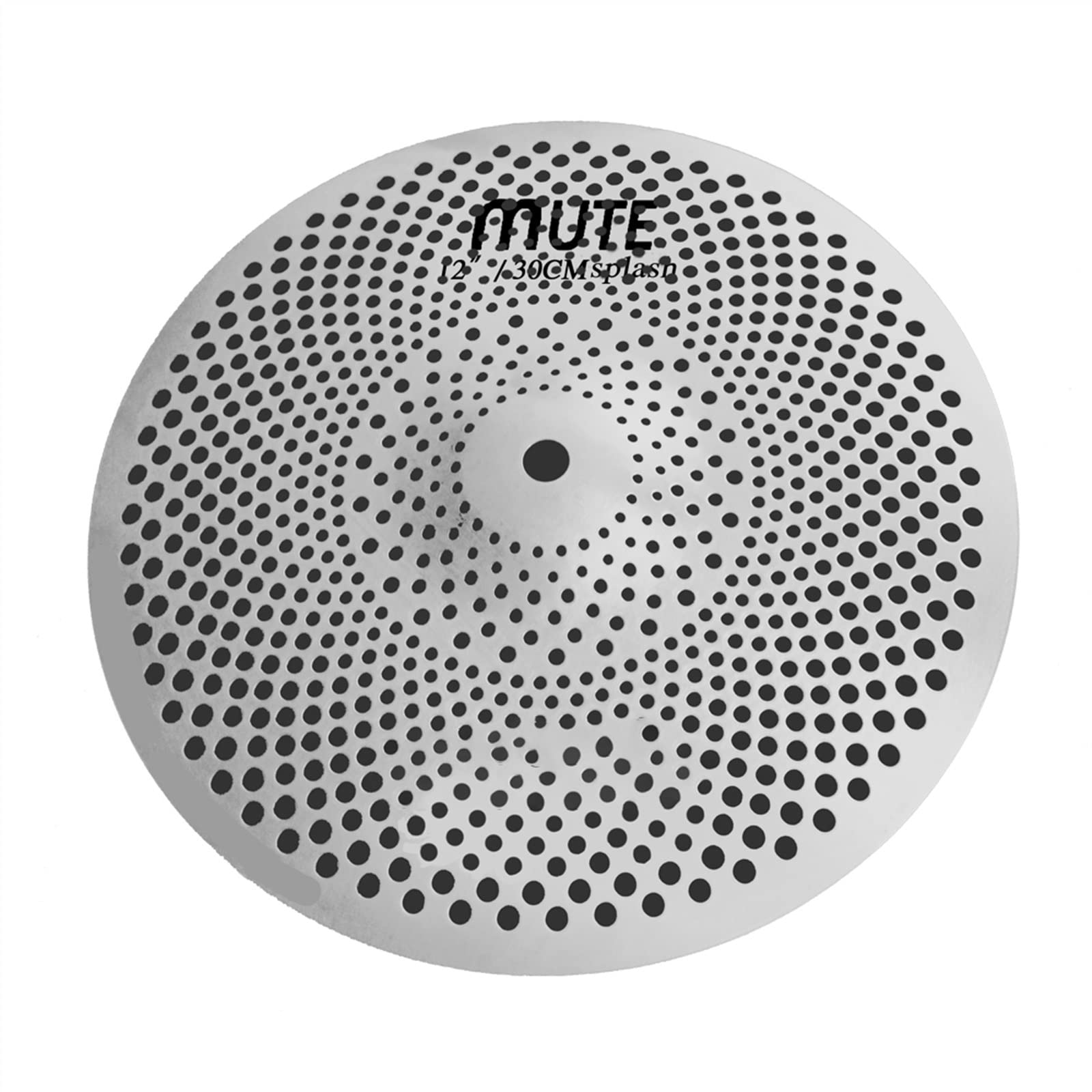 Cymbal Sets Platillos Sordos 12" Splash Dorado O Plateado Sonido Bajo para Batería platillo (Color : Silver)