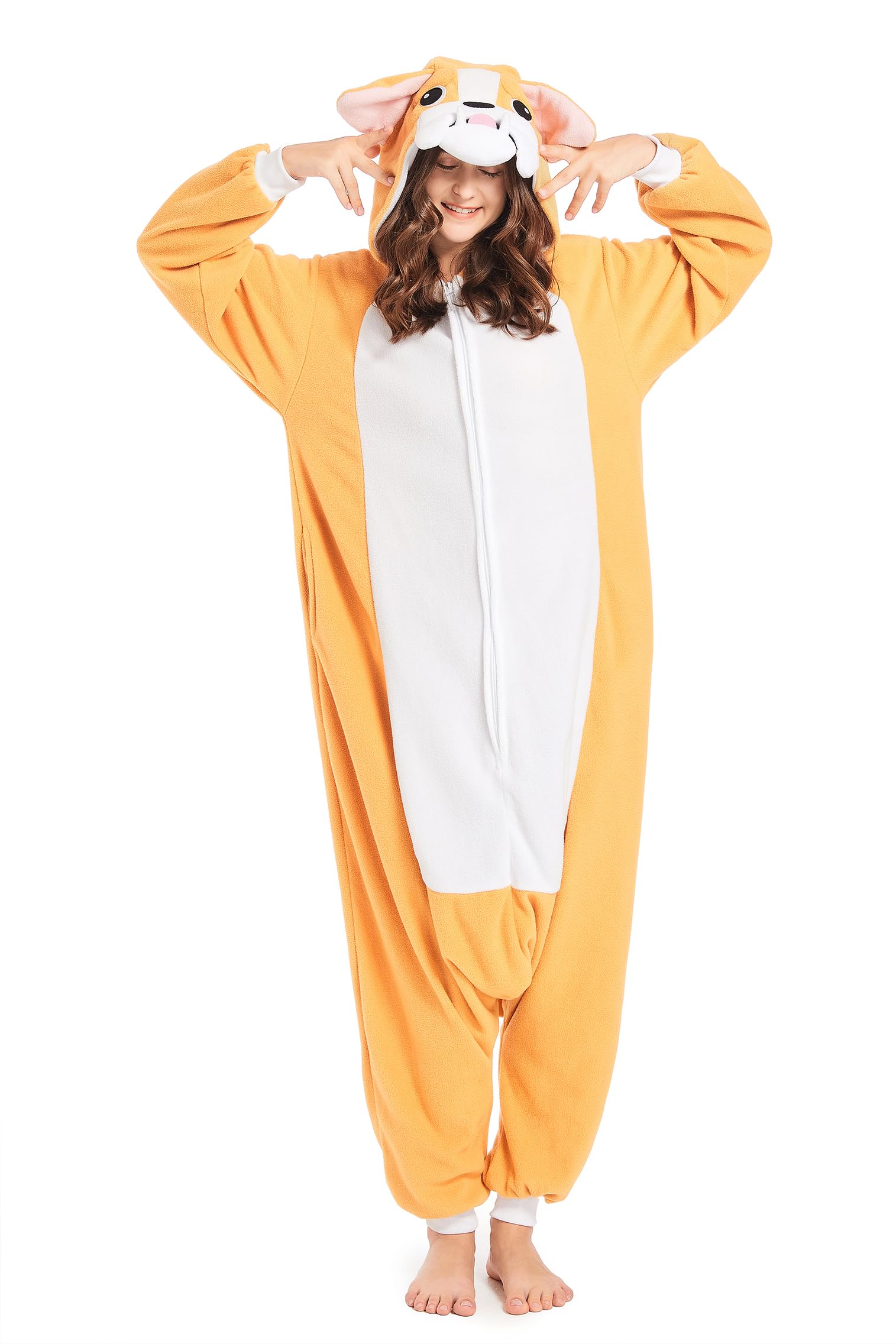 DELEY Unisexe Axolotl Onesie Adulte Déguisement d'halloween Anime Axolotl Cosplay Pyjamas Vêtements de Nuit Chauds Vêtements de Maison