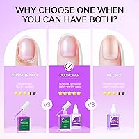 Vista 6 de Gelike EC Kit de uñas para principiantes: fortalecedor de esmalte de uñas morado fácil de usar y aceite de lavanda para uñas delgadas y débiles