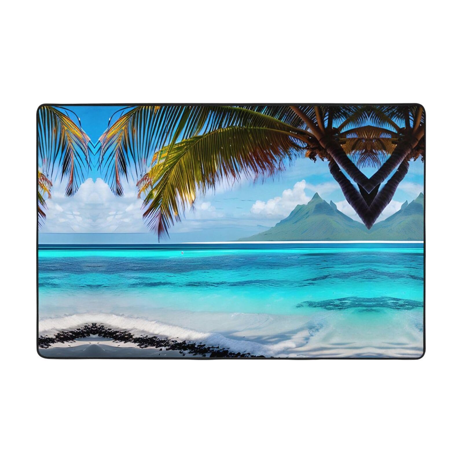 Tapis de plage Tahiti grand confort tapis doux chambre et salon