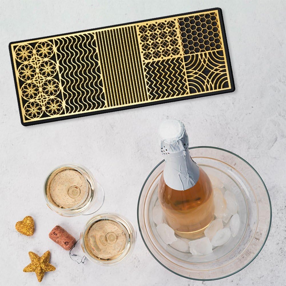 Eiswürfel-Design-tablett, Transparentes Eisstempel-tablett, Moderne Eiswürfelformen Für Bourbon-Cocktails, Eiswürfel-Stempel, Barkeeper-zubehör Für Klare EIS-Cocktails Und Whisky