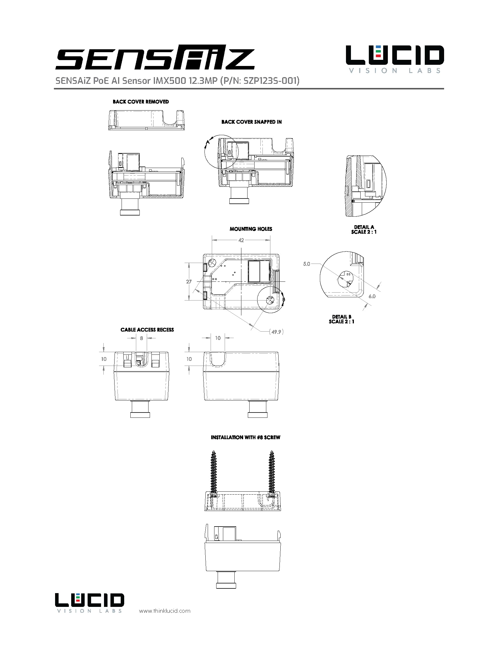 AIさま専用 Amazon | LUCID Vision Labs エッジAIセンシング