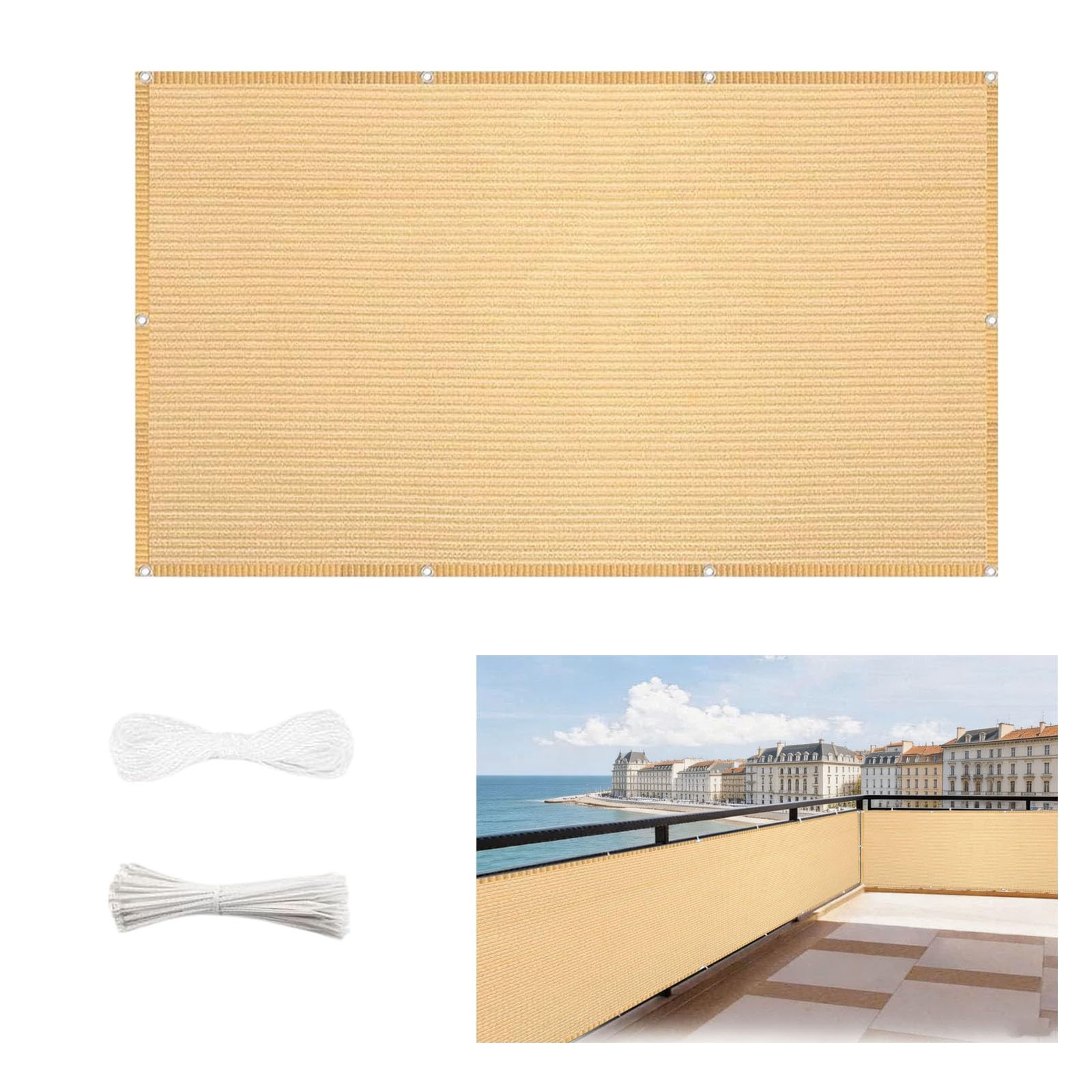Toile de protection soleil contre les regards