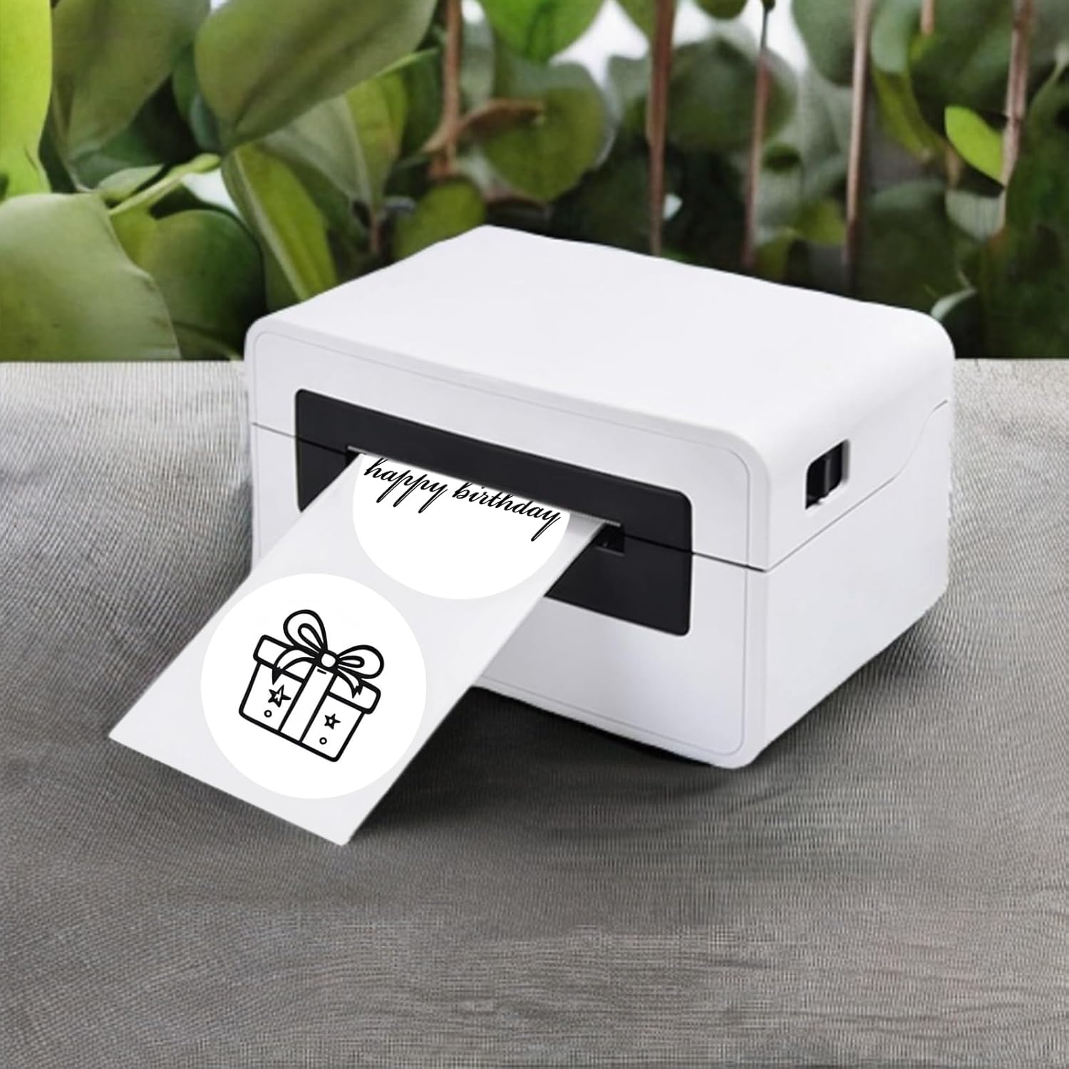 2 Inch White Circle Thermal Sticker Labels,1000pcs Self-Adhesive Round Direct Thermal Labels,Multi-Purpose Multifunctional Roll Thermal Stickers,for Barcodes,QR Code,DIY Logo Design,Name Tag - Image 4