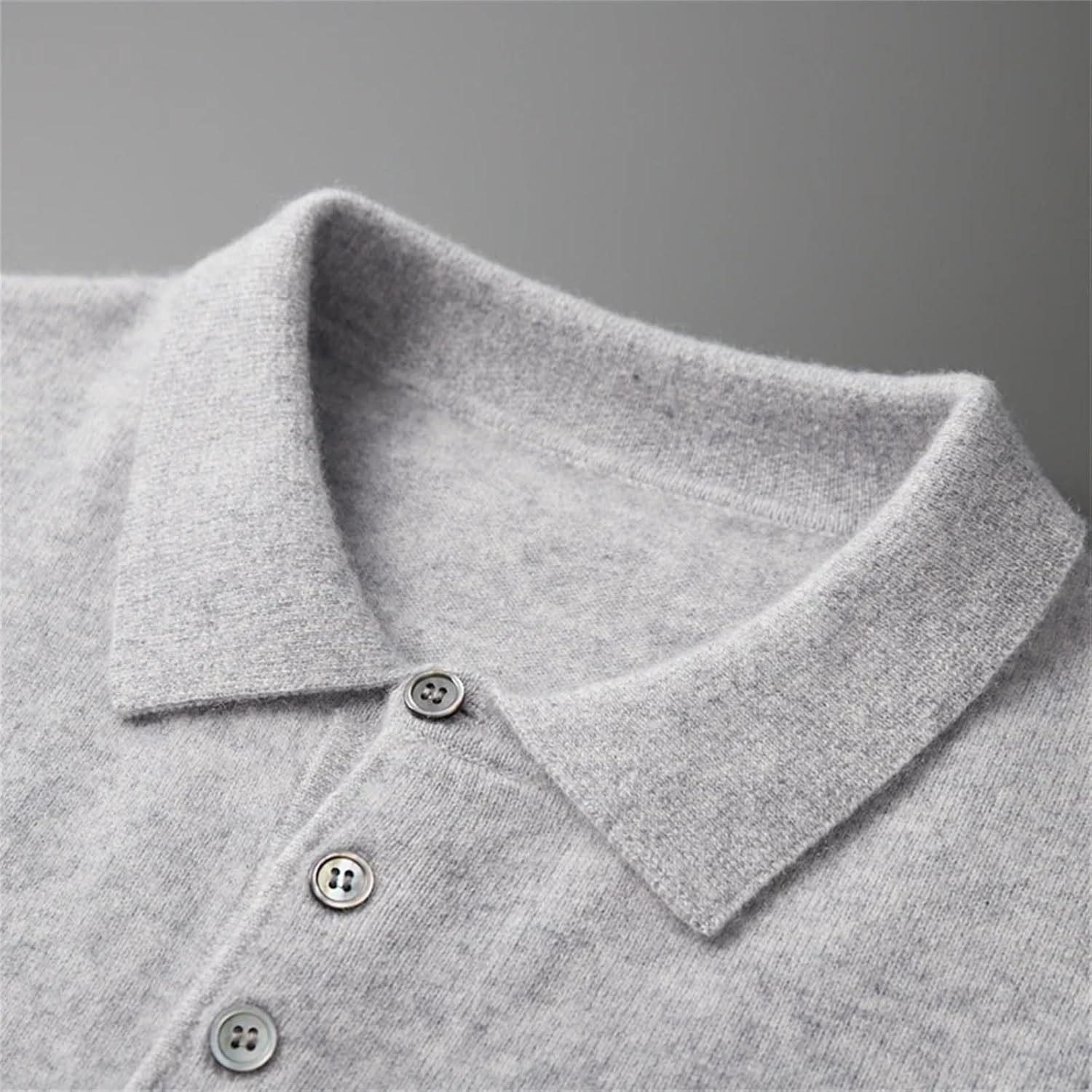 Kelsiop Cashmere Knitted Pullover Winter Men Sweaters Collar Full Sleeve Solid Bottoming Shirt