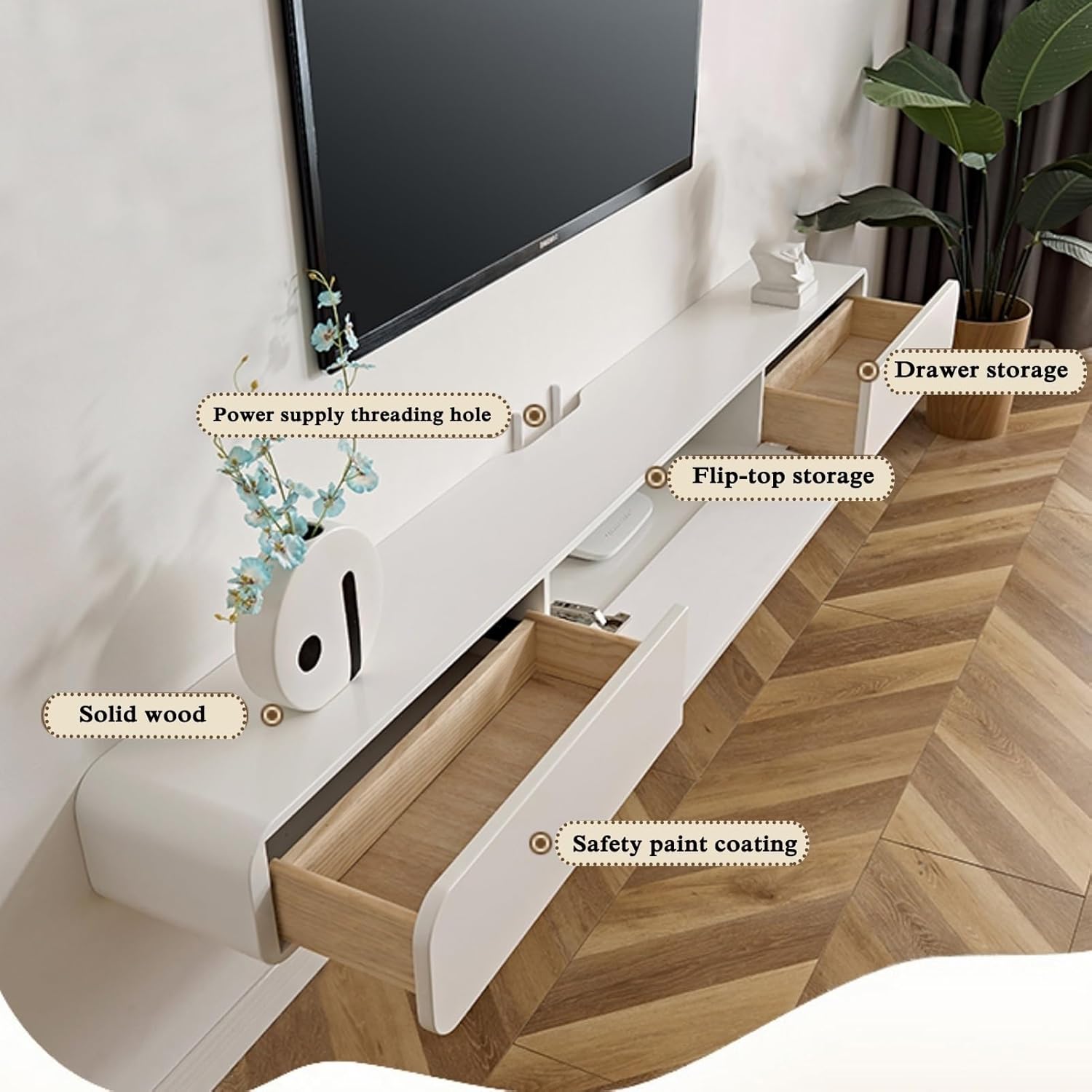 壁寄せテレビスタンド(HTR01 WH) | ニトリネット【公式】 家具