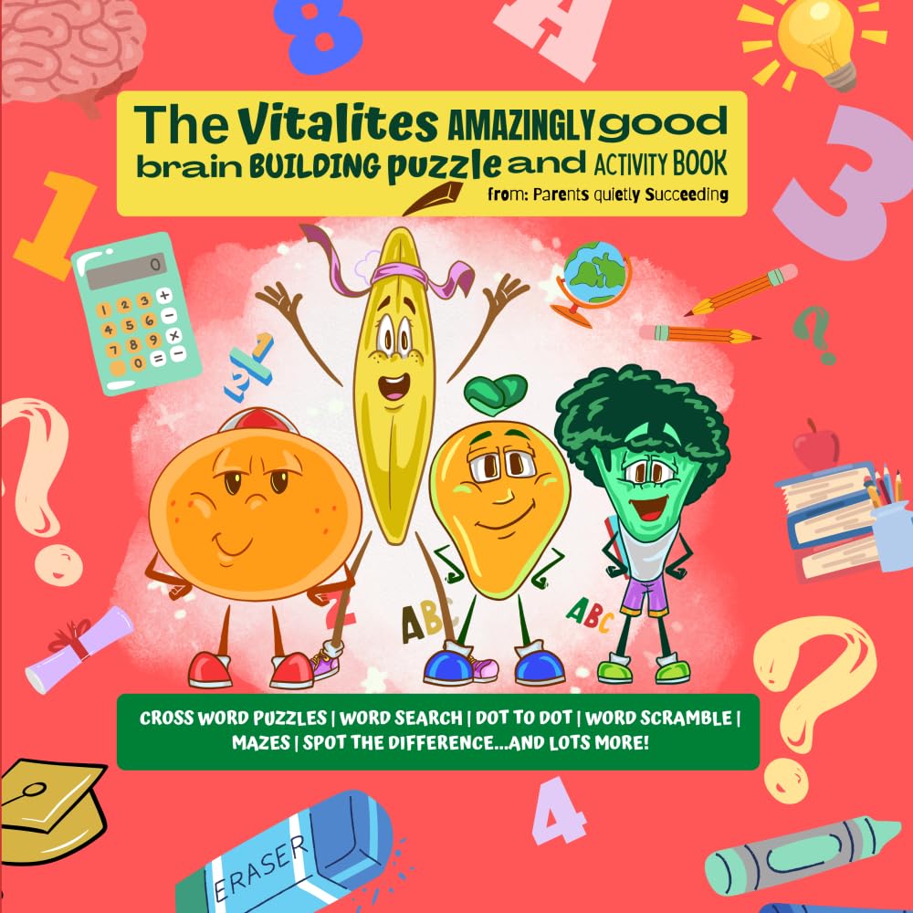 The Vitalites Amazingly Good Brain Building Puzzle and Activity Book