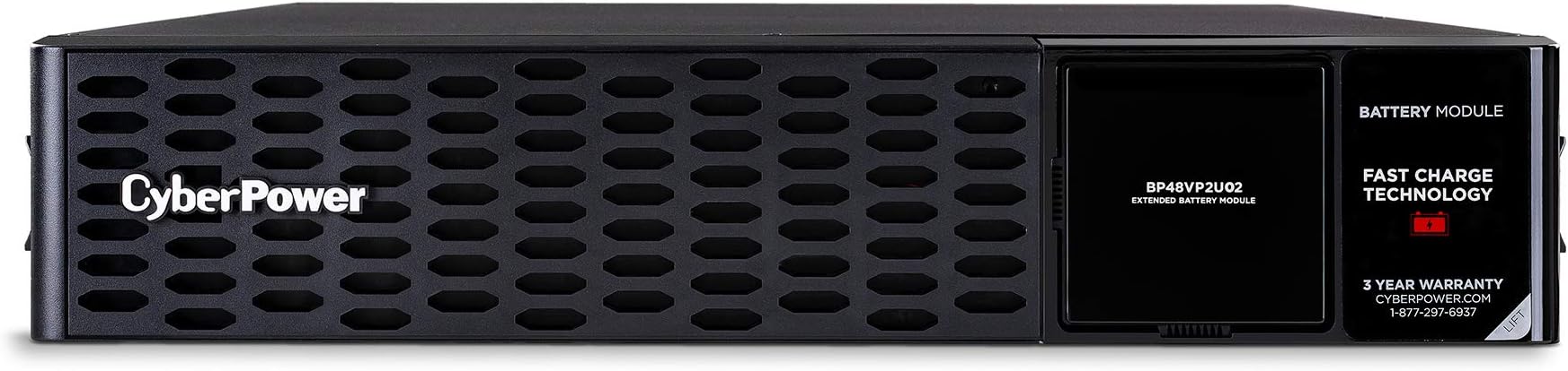 CyberPowerBP48VP2U02 Extended Battery Module, 48V/70A, 2U Rack/Tower, UL Certified